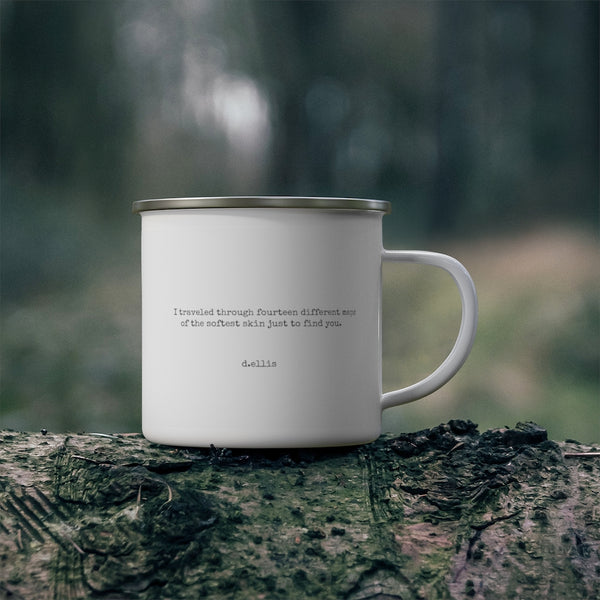Just To Find You - Enamel Camping Mug